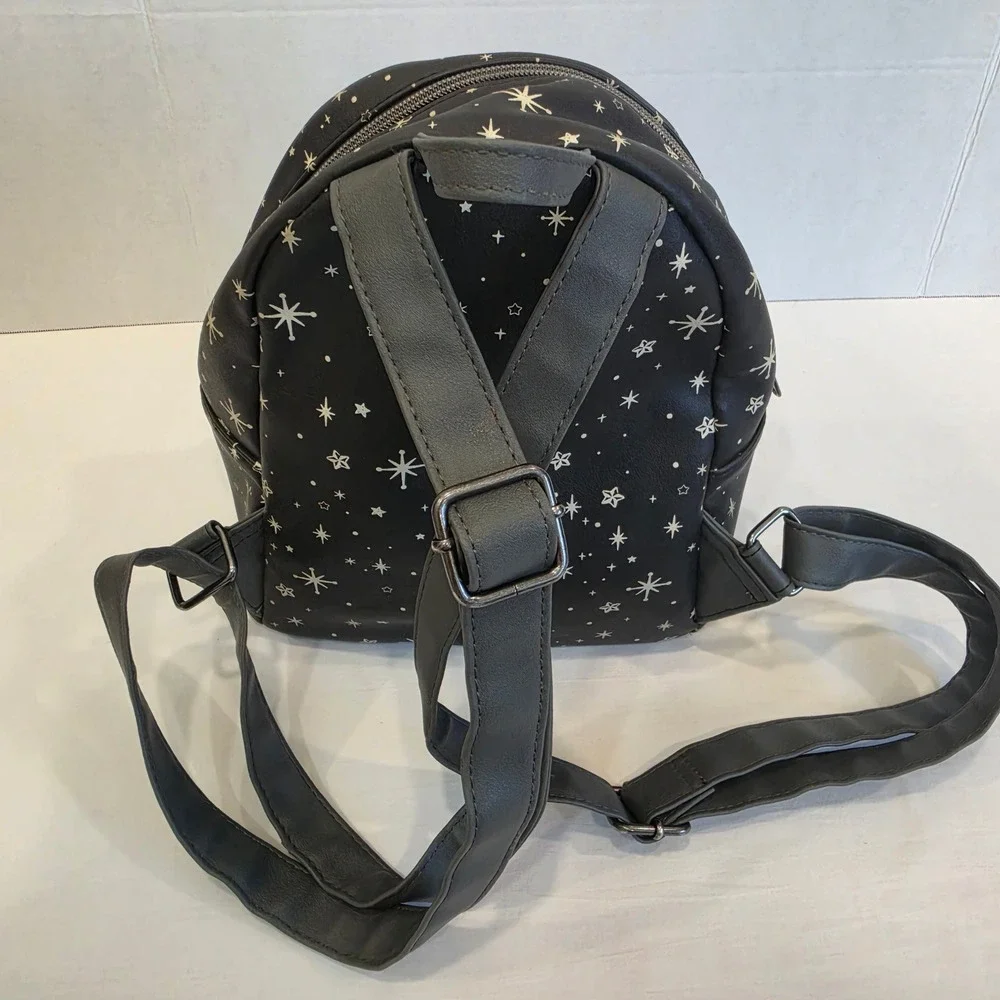 Sanrio Loungefly Kuromi Fortune Teller Celestial Star Mini Backpack Black